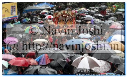 Nanda Devi Mahotsav During Heavy Rains